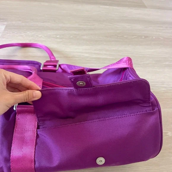 Lululemon Purple & Pink Yoga Mat Duffel Bag VTG with Shoulder Straps - Picture 7 of 11